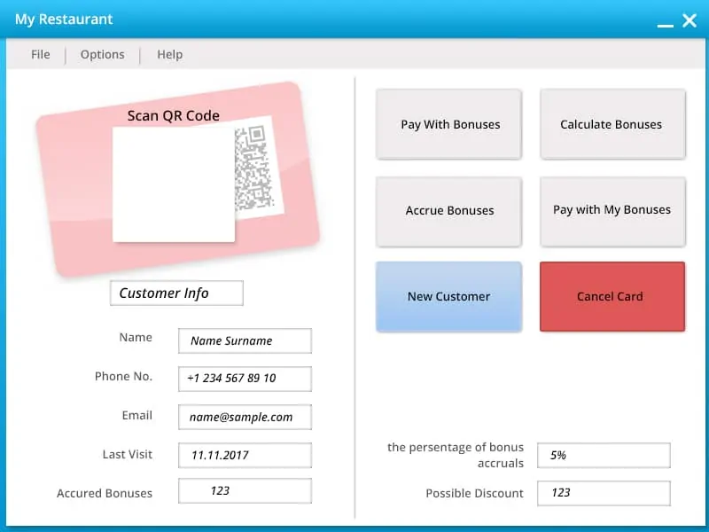 Customer Loyalty Software Screenshot 1