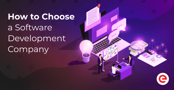 How to choose a software development company - blog cover