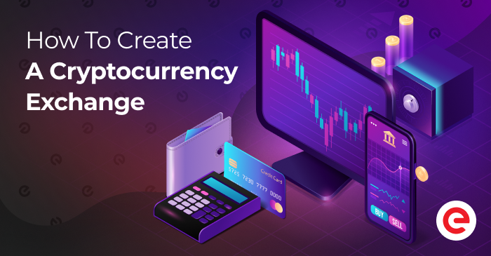 How to create a cryptocurrency exchange - blog cover
