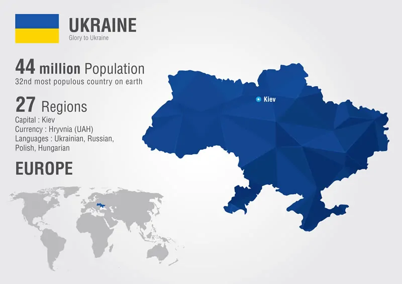 outsourcing rates for software development in Ukraine map