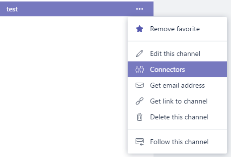 the screenshot which describes how to connect Jenkins to the Microsoft teams channel