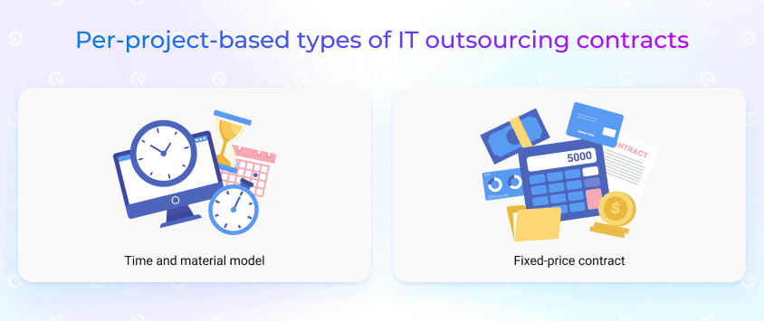 Per-project-based types of IT outsourcing contracts