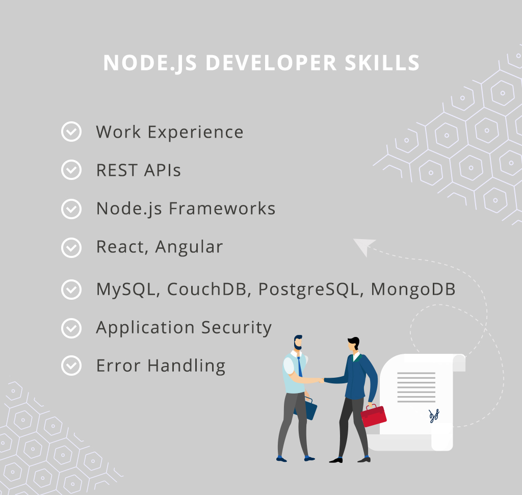 Node.js developer skills