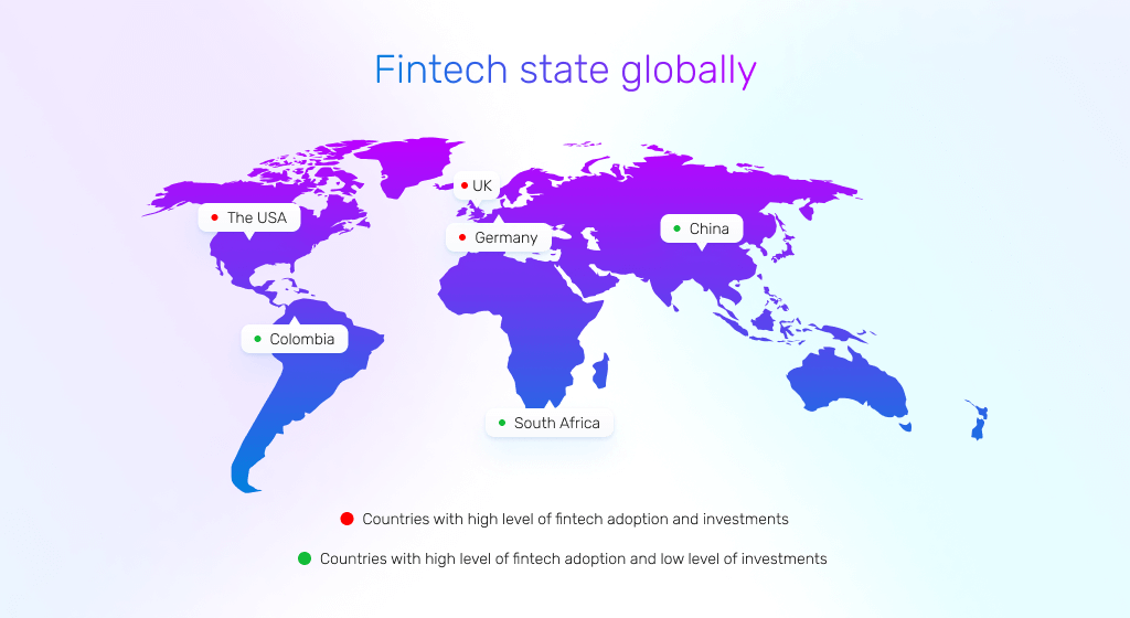 locations to create a fintech app for