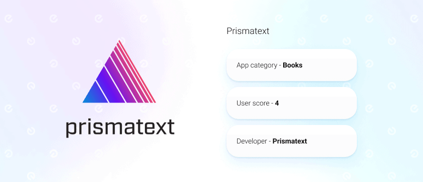 Flutter apps examples: Prismatext