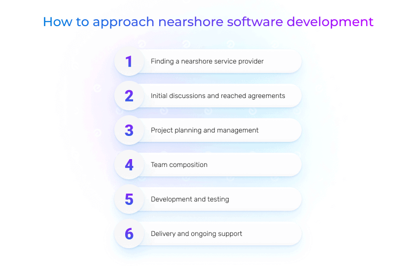 how to approach nearshore software development