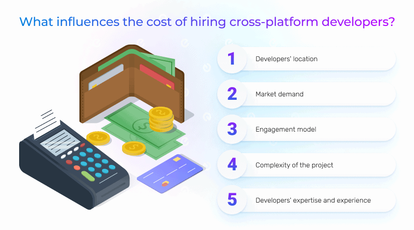 Factors to influence the cost of hiring cross-platform developers