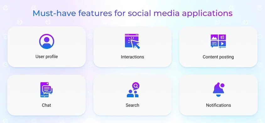 must-have features for social media apps